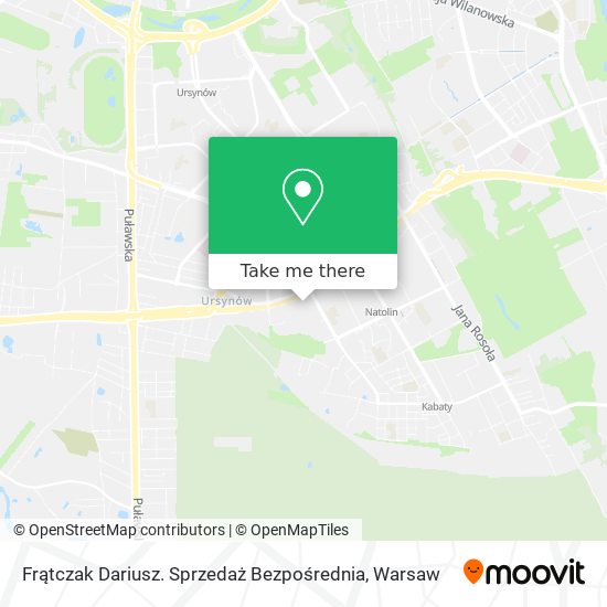 Frątczak Dariusz. Sprzedaż Bezpośrednia map