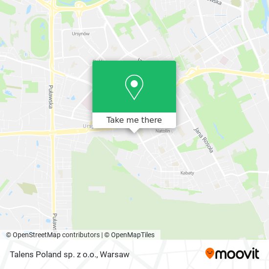 Talens Poland sp. z o.o. map