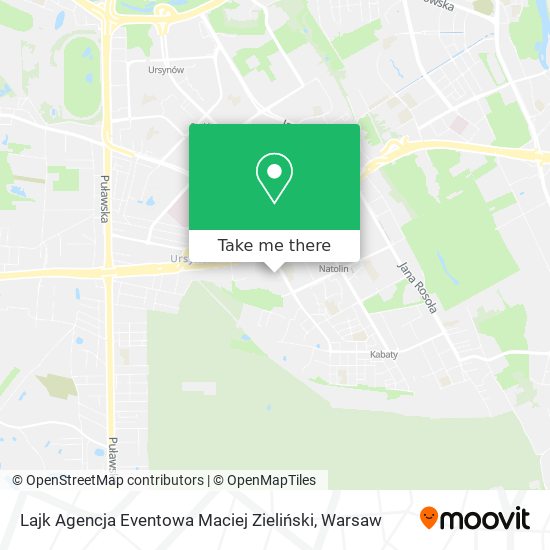 Lajk Agencja Eventowa Maciej Zieliński map