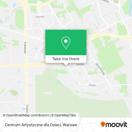 Centrum Artystyczne dla Dzieci map