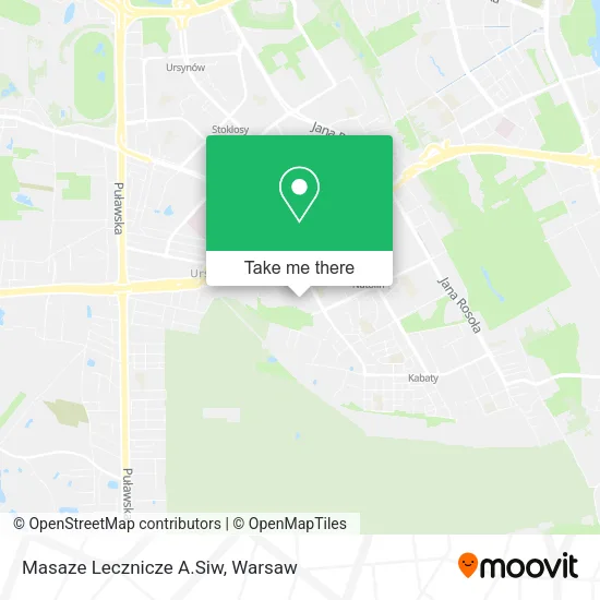 Masaze Lecznicze A.Siw map