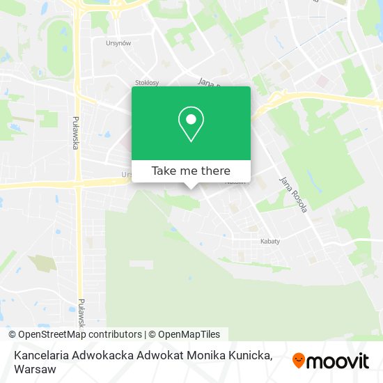 Kancelaria Adwokacka Adwokat Monika Kunicka map