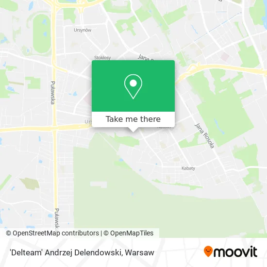 Карта 'Delteam' Andrzej Delendowski