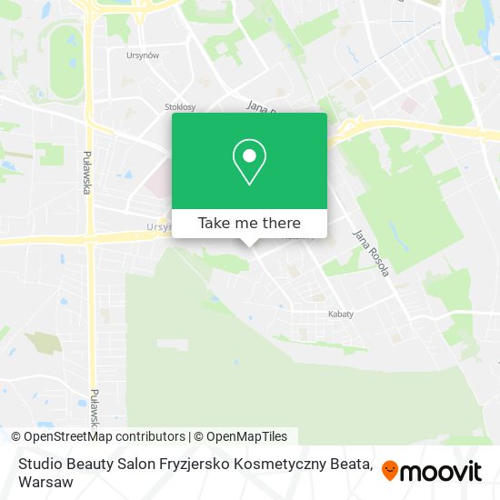 Studio Beauty Salon Fryzjersko Kosmetyczny Beata map