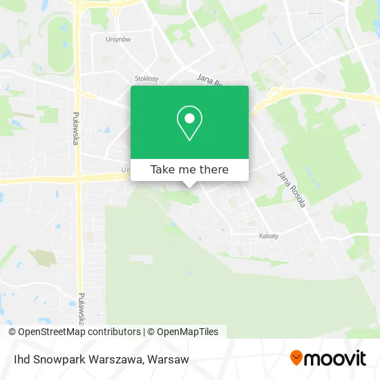 Карта Ihd Snowpark Warszawa