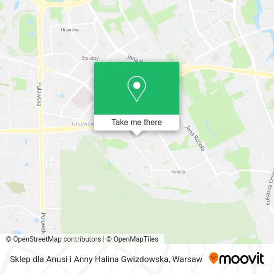 Sklep dla Anusi i Anny Halina Gwizdowska map