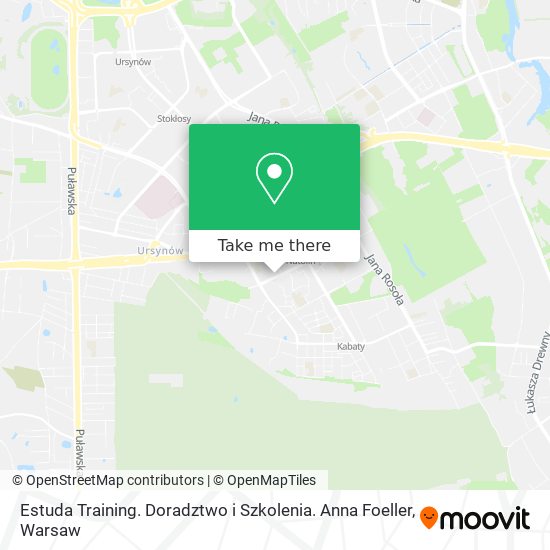 Estuda Training. Doradztwo i Szkolenia. Anna Foeller map