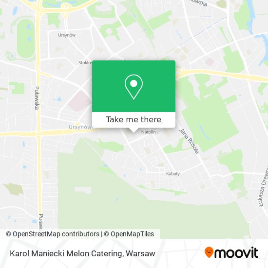 Karol Maniecki Melon Catering map