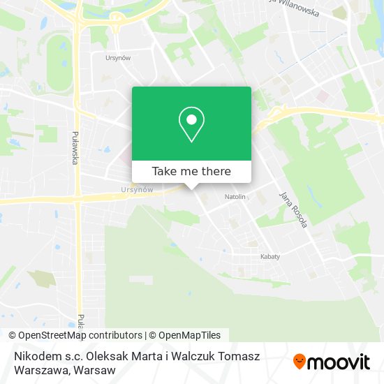 Nikodem s.c. Oleksak Marta i Walczuk Tomasz Warszawa map