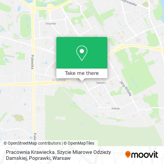 Pracownia Krawiecka. Szycie Miarowe Odzieży Damskiej, Poprawki map