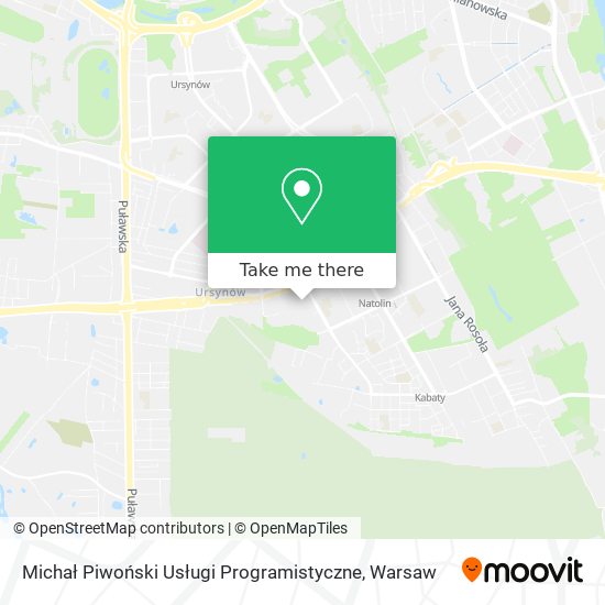 Michał Piwoński Usługi Programistyczne map