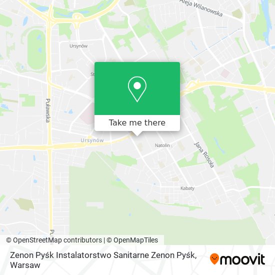 Zenon Pyśk Instalatorstwo Sanitarne Zenon Pyśk map