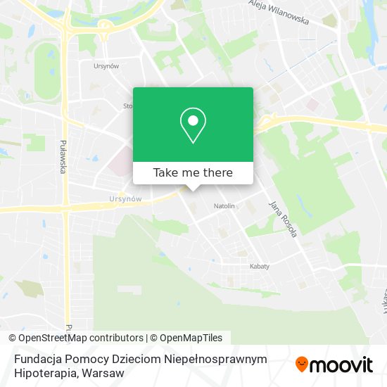 Fundacja Pomocy Dzieciom Niepełnosprawnym Hipoterapia map