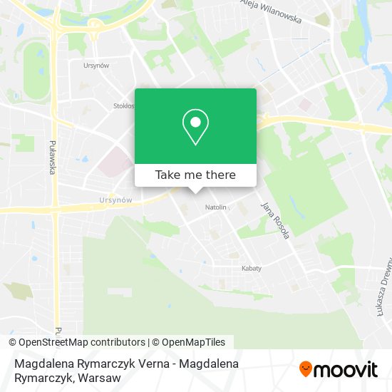 Magdalena Rymarczyk Verna - Magdalena Rymarczyk map