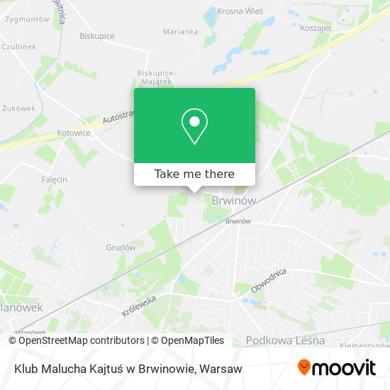 Klub Malucha Kajtuś w Brwinowie map