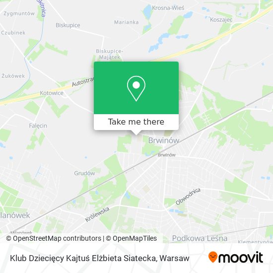 Klub Dziecięcy Kajtuś Elżbieta Siatecka map