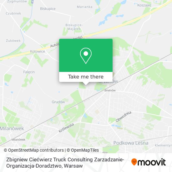 Zbigniew Ciećwierz Truck Consulting Zarzadzanie-Organizacja-Doradztwo map