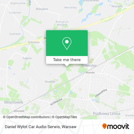 Daniel Wylot Car Audio Serwis map