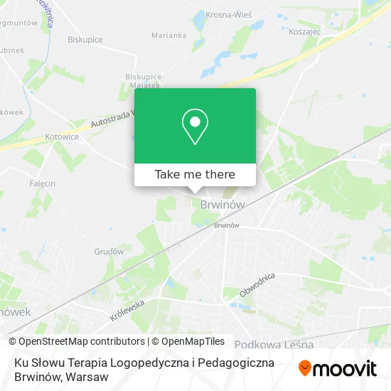 Карта Ku Słowu Terapia Logopedyczna i Pedagogiczna Brwinów