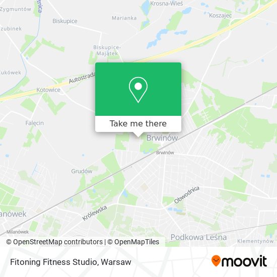 Fitoning Fitness Studio map