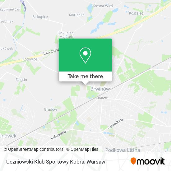 Uczniowski Klub Sportowy Kobra map