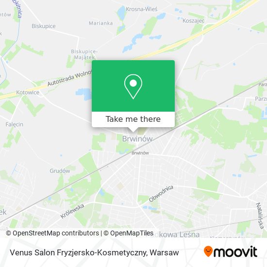 Venus Salon Fryzjersko-Kosmetyczny map