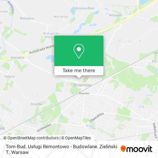 Tom-Bud. Usługi Remontowo - Budowlane. Zieliński T. map