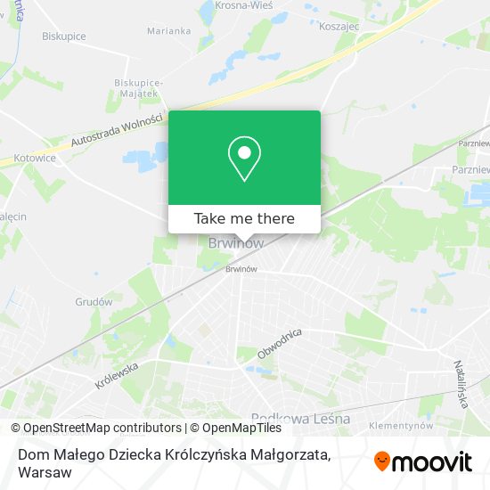 Dom Małego Dziecka Królczyńska Małgorzata map