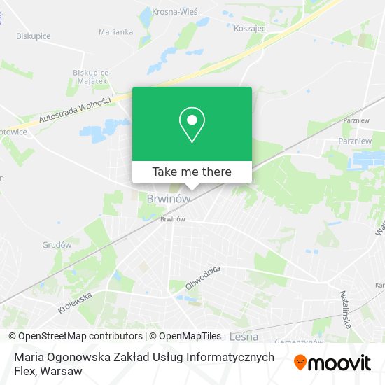 Maria Ogonowska Zakład Usług Informatycznych Flex map