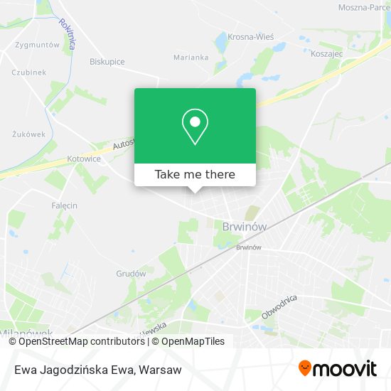 Ewa Jagodzińska Ewa map