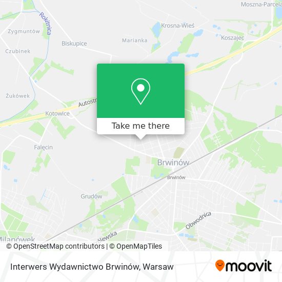 Interwers Wydawnictwo Brwinów map