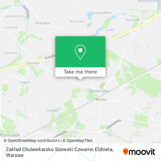 Zakład Cholewkarsko Szewski Czwarno Elżbieta map