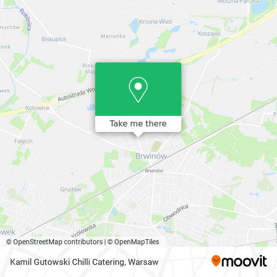 Kamil Gutowski Chilli Catering map