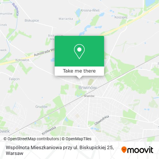 Wspólnota Mieszkaniowa przy ul. Biskupickiej 25 map