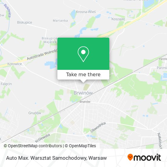 Auto Max. Warsztat Samochodowy map