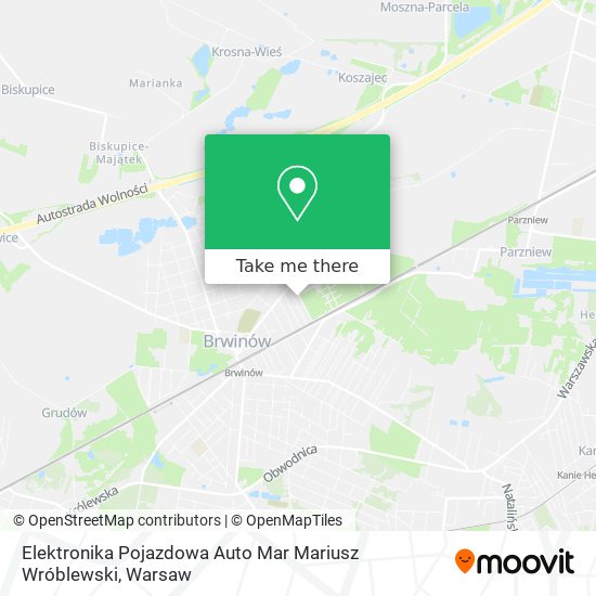 Elektronika Pojazdowa Auto Mar Mariusz Wróblewski map