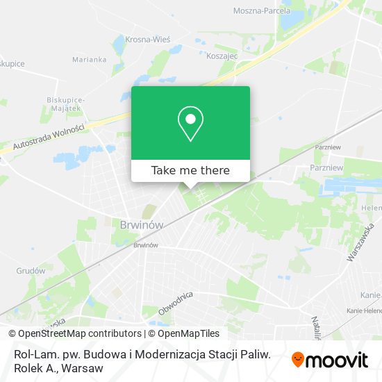 Rol-Lam. pw. Budowa i Modernizacja Stacji Paliw. Rolek A. map