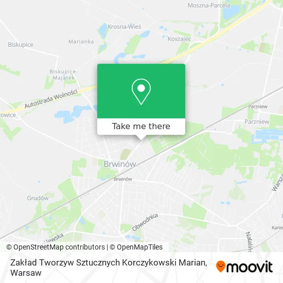 Карта Zakład Tworzyw Sztucznych Korczykowski Marian