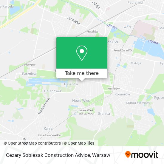 Cezary Sobiesak Construction Advice map