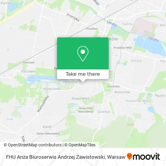 FHU Anza Biuroserwis Andrzej Zawistowski map