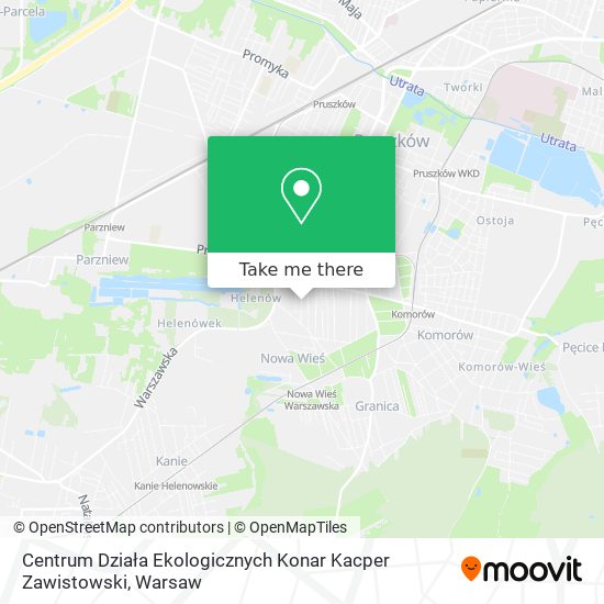 Centrum Działa Ekologicznych Konar Kacper Zawistowski map