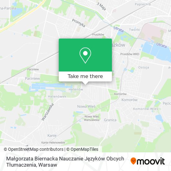 Małgorzata Biernacka Nauczanie Języków Obcych Tłumaczenia map