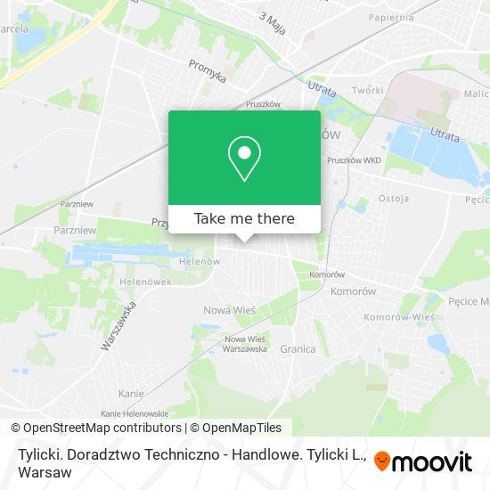 Tylicki. Doradztwo Techniczno - Handlowe. Tylicki L. map