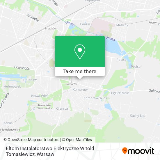 Eltom Instalatorstwo Elektryczne Witold Tomasiewicz map