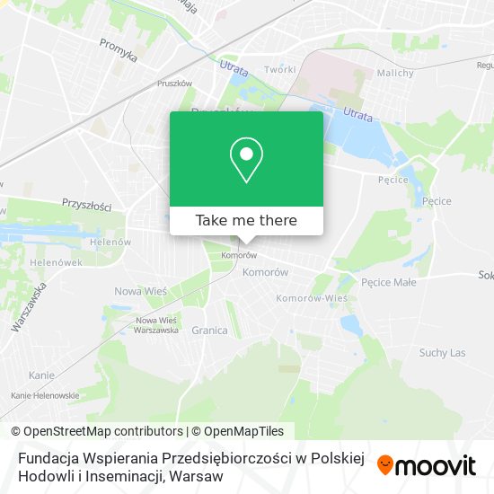 Fundacja Wspierania Przedsiębiorczości w Polskiej Hodowli i Inseminacji map