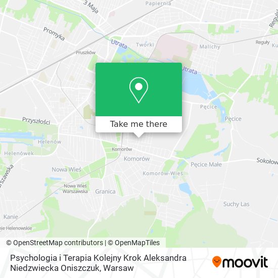 Psychologia i Terapia Kolejny Krok Aleksandra Niedzwiecka Oniszczuk map