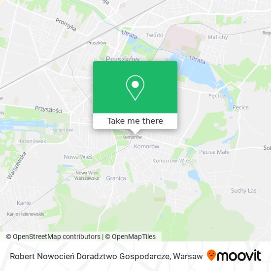 Robert Nowocień Doradztwo Gospodarcze map