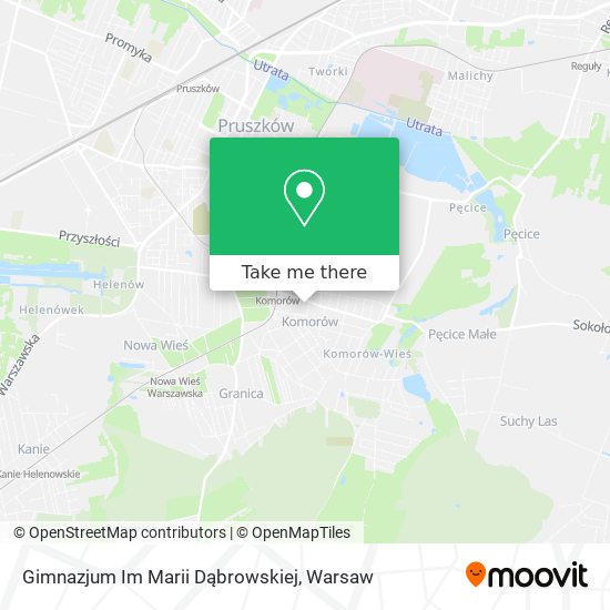 Gimnazjum Im Marii Dąbrowskiej map