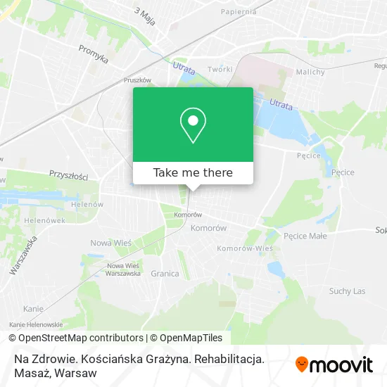 Карта Na Zdrowie. Kościańska Grażyna. Rehabilitacja. Masaż