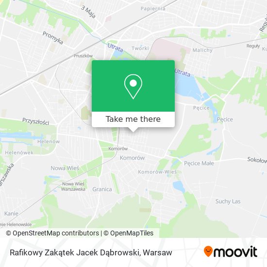 Rafikowy Zakątek Jacek Dąbrowski map